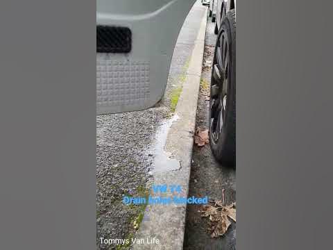 Blocked drain holes doors and sills 💦 - YouTube