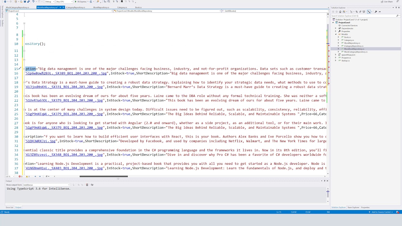 Creating the Model and the Repository - YouTube