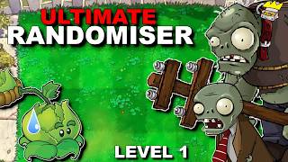 Plants Vs Zombies But EVERYTHING Is Random