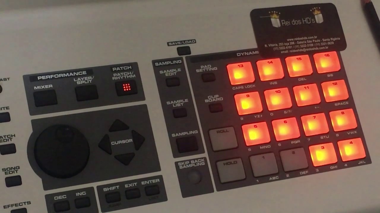 Como colocar amostras (samples) no Fantom X - Parte 1