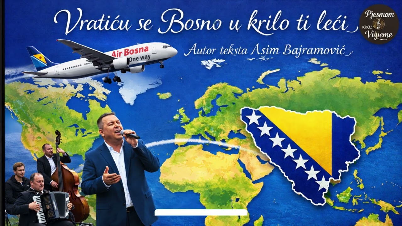 Vraticu se Bosno u krilo ti leci.....Autor teksta Asim Bajramovic
