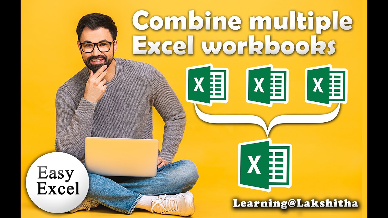 MS Excel - Combine multiple workbooks into one - YouTube