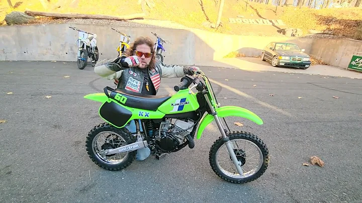1983 KAWASAKI KX60 100% MINT ORIGINAL AS NEW