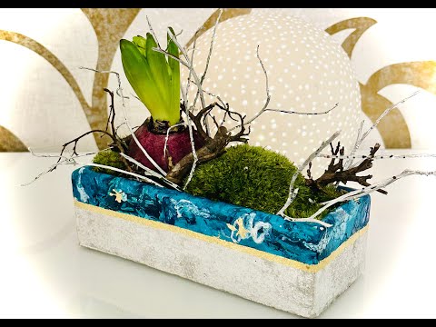 Video: DIY květináč: jednoduchý a krásný