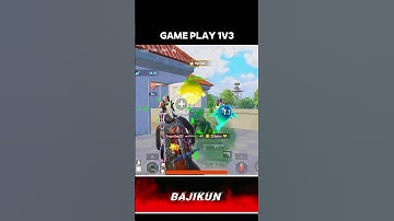 1 V 3 BGMI PUBG MOBILE 💀 FULL VIDEO VISIT YOU 🥹 #baji #bgmi #pubgmobile #shorts #pubg #bajikun