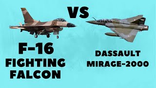 F 16 Vs Mirage 2000 Head to head technical Comparison video.