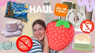 TEMU MEJOR que Shopee & ALIEXPRESS??!!! HAUL de un montón de cositas AESTHETIC