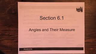 Precalculus, 6.1 Notes