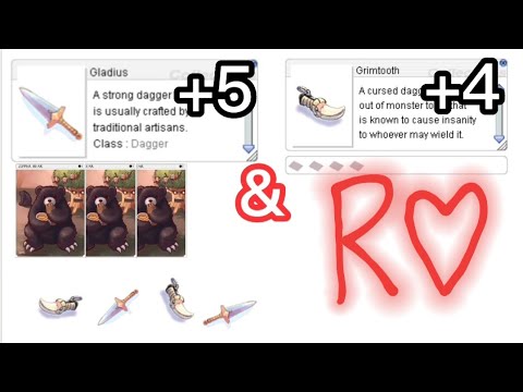 Ragnarok Classic GGT | [ทดสอบ] Grimtooth +4 & Gladius +5 (3หมีดำ_Zipper ...