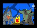 Scunner y onibaba en la fogata