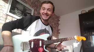 Сбылась мечта! Моя первая новая гитара Fender Squier Mustang! Почти как у Kurt Cobain из Nirvana!