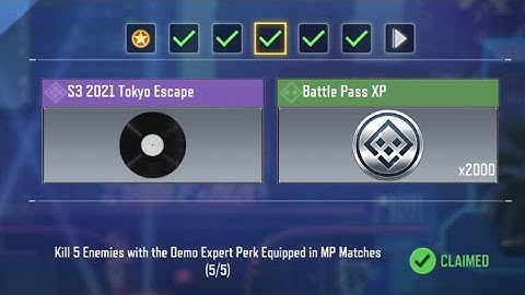 call of duty mobile kill 5 enemies with the Demo   Expert perk equipped in mp matches