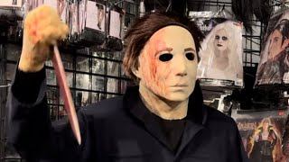 Michael Myers vs Michael Myers, Spirit Halloween animatronics comparison, 2018 vs 2026