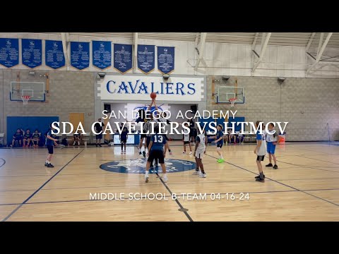 San Diego Academy (SDA) Cavaliers VS High Tech Middle Chula Vista (HTMCV)  - Middle School B-Team