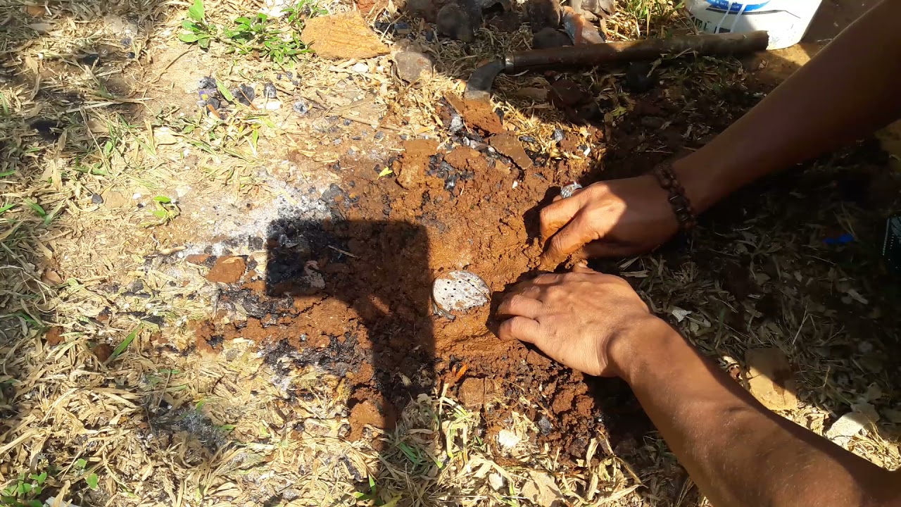 membuat tungku pandai besi darurat