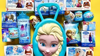 ASMR MEGA Frozen collection playdoh oddly satisfying