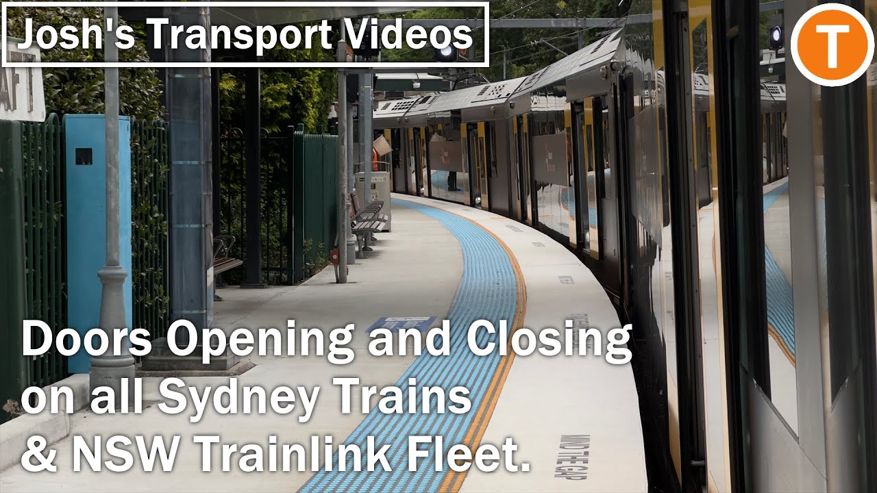 JTV Vlog 82: Doors Opening and Closing on all Sydney Trains & NSW Trainlink Fleet