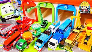 はたらくくるま☆トミカの乗り物で色をおぼえよう♪ お出かけや出動も☆ 救急車、消防車、パトカーなど 子供向け動画★おもちゃ・アニメ