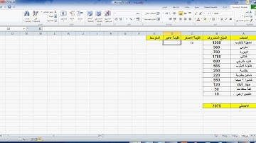 اهم (4) اربع دوال في برنامج الاكسل( four functions in the program Exce)