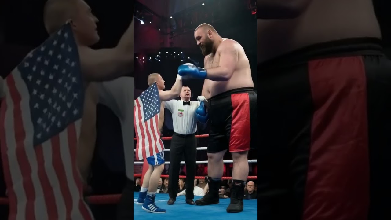 Against the giant👊😱