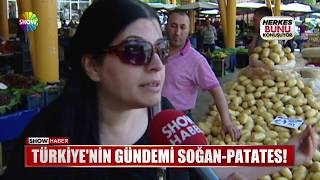 Türkiye'nin gündemi soğan - patates! Resimi