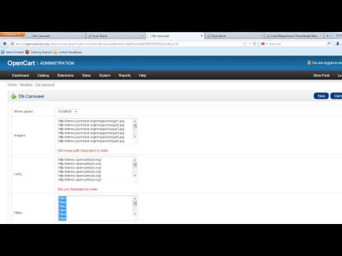 Db Carousel Opencart Module