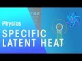 Understanding Specific Latent Heat in State Changes
