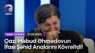 Qazi Məbud Əhmədovun İfası Şəhid Analarını Kövrəltdi