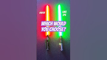 Darth Vader vs Luke Skywalker. Who would you choose? #lightsabers #starwarsshorts @nsabers