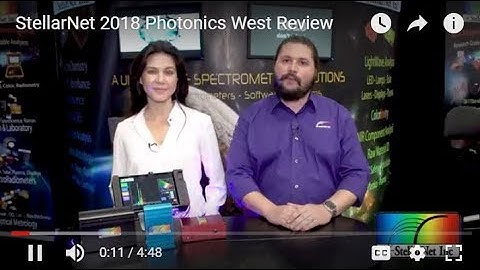 StellarNet 2018 Photonics West Review