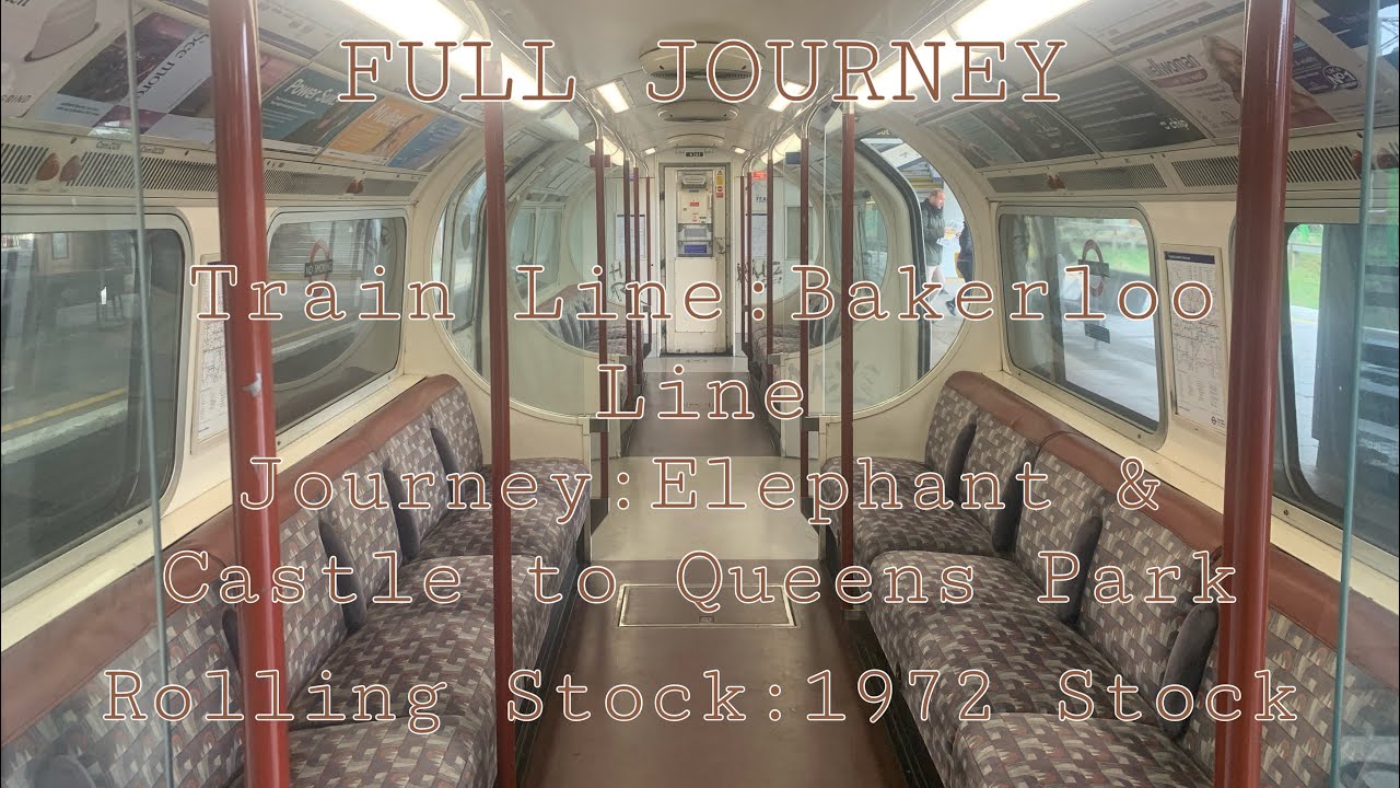 Bakerloo Line from Elephant and Castle to Queens Park | Full Journey ...
