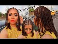 Braids + Cornrows Protective Style Including Night Time Care | Natural Hair Styles