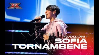 Video thumbnail of "Sofia Tornambene presenta l'inedito "A domani per sempre" a X Factor 2019 | Audizioni 1"
