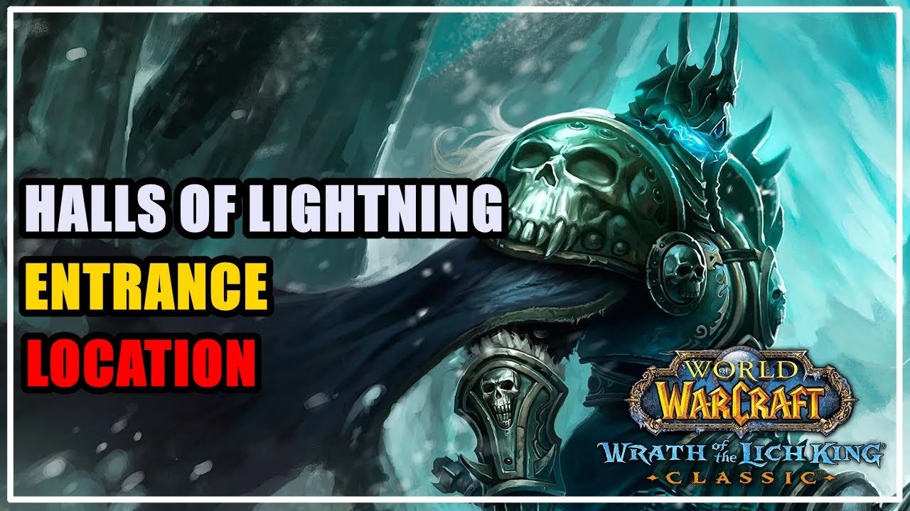 Halls of Lightning Entrance & Location WoW Wotlk - YouTube