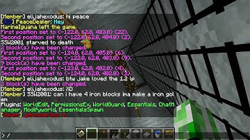 Minecraft 1.2.3 bukkit server with plugins