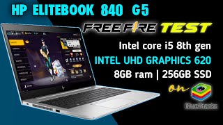 HP Elitebook 840 g5 - FREE FIRE🔥(Bluestacks) Test | Core i5 8th gen | Intel UHD graphics 620 Test BS screenshot 3
