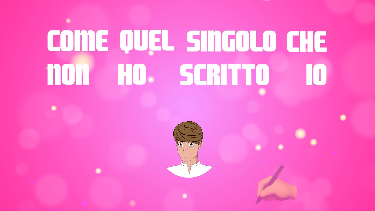 Mattia De Simone - Quel Singolo Che Non Ho Scritto Io [Official Lyric ...