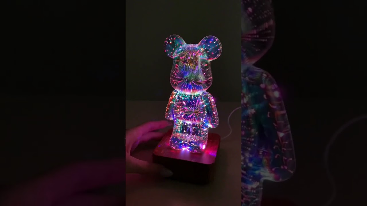 Bearbrick світильник – декоративна LED лампа | Neon Planet