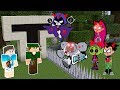 ARMADILHA CONTRA CREEPYPASTA OS JOVENS TITÃS EM AÇÃO NO MINECRAFT!!