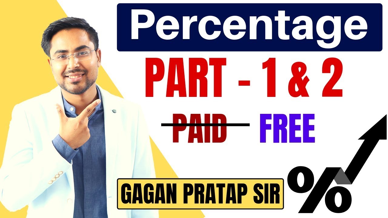 PERCENTAGE LIVE DEMO CLASS NEW MATHS SPL BATCH BY GAGAN PRATAP SIR