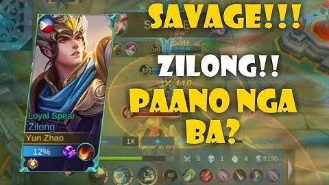 HOW TO SAVAGE USING ZILONG?? (TUTORIAL WITH BUILD)-MLBB