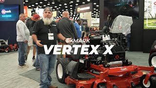 Introducing the Exmark Vertex X Series Standon Mower  Overview at Equip Expo 2023