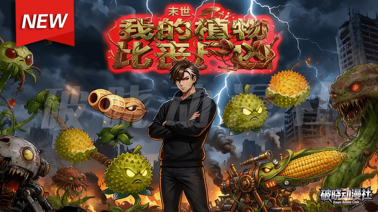 MULTISUB📢新番上线《末世，我的植物比丧尸凶》第1~60集丨末世降临，林阳绑定“植物大战丧尸系统”，凭借花生射手、牡丹花等植物建立基地，击退尸潮与变异丧尸！#漫剧 #破晓动漫社