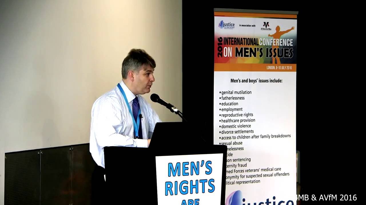 8 July 2016: Conference - Philip Davies MP, 'The Justice Gender Gap'