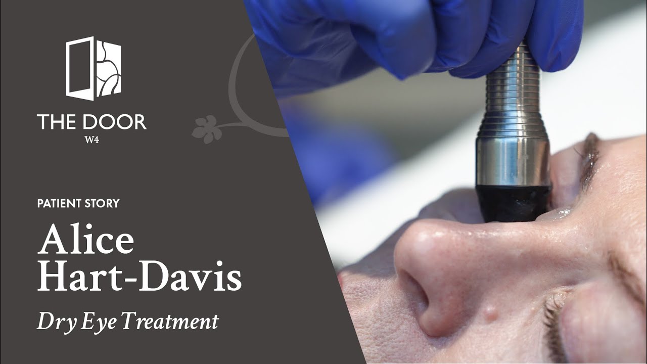 Alice Hart-Davis Tries Envision Treatment for Dry Eyes with Sharon Flora | Patient Story | The Door