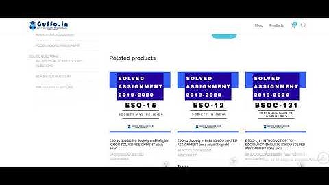 ESO 13 ENGLISH Sociological Thought IGNOU SOLVED ASSIGNMENT 2019 2020