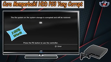 Tutorial Cara Memperbaiki File System Storage PS3 Yang Mengalami Corrupt Atau HDD PS3 Corrupt Data