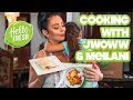 Cooking With JWOWW & Meilani: HelloFresh Pineapple Chicken Quesadillas!