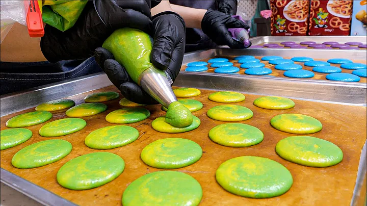 Awesome! Making Various Korean-Style Macarons Amazing Decorating and Size! 서강대 봉쥬르 마카롱