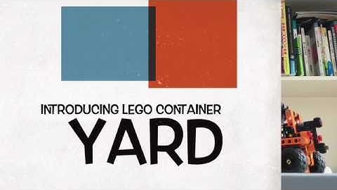 Lego Technic Container Yard